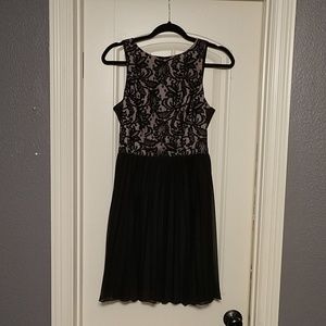 Black high neck Dress